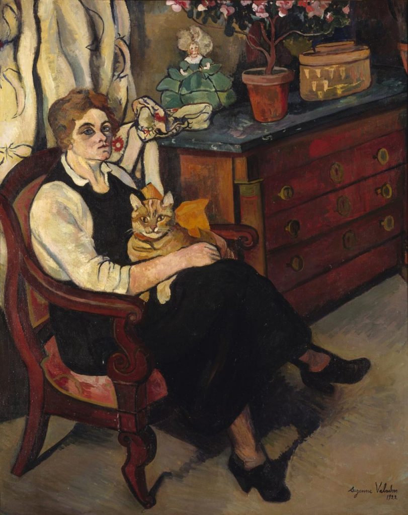 Portrait of Miss Lily Walton, por Suzanne Valadon 1922.