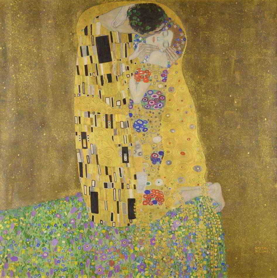 O Beijo, de Gustav Klimt