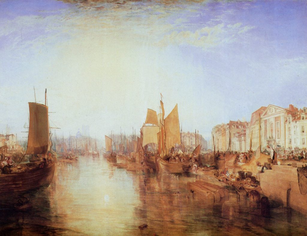 The Harbor of Dieppe: Changement de Domicile, de  J. M. William Turner