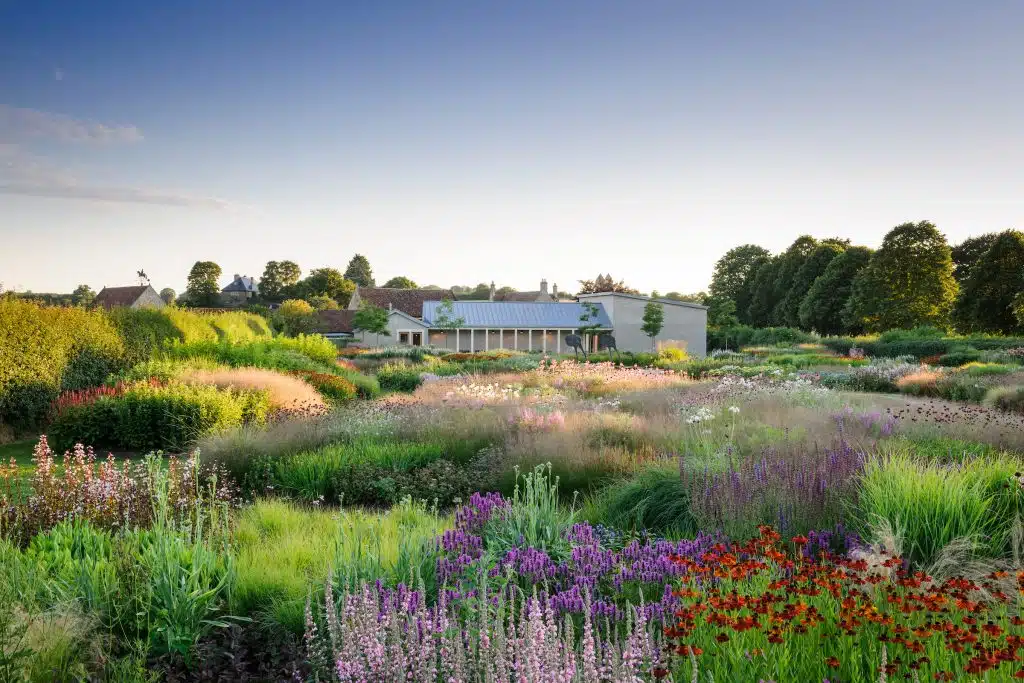 Obra de Piet Oudolf, na Hauser & Wirth Somerset