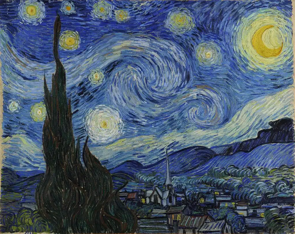 A Noite Estrelada, de Van Gogh