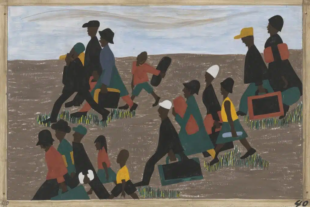 Série Migration, de Jacob Lawrence