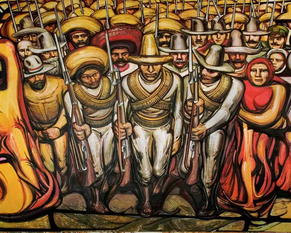 Os revolucionários, de David Alfaro Siqueiros