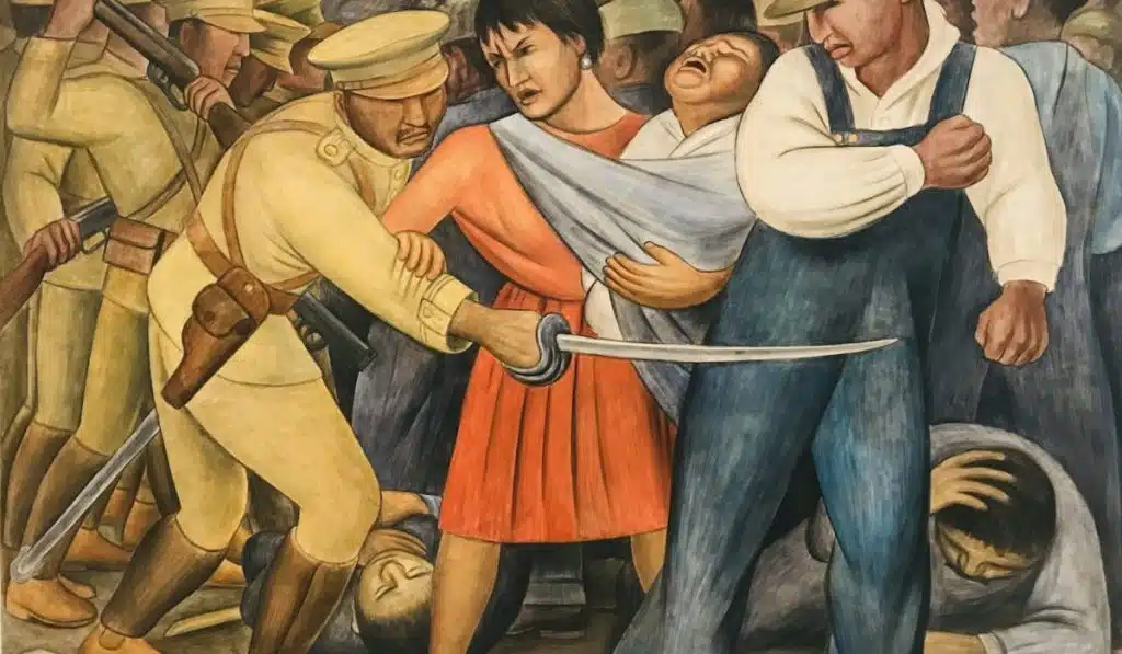 El levantamiento, de Diego Rivera