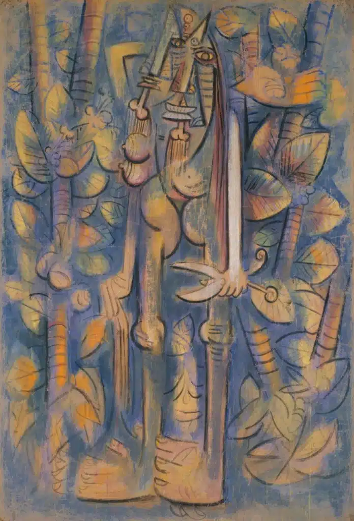 Estudo para The Jungle, de Wifredo Lam