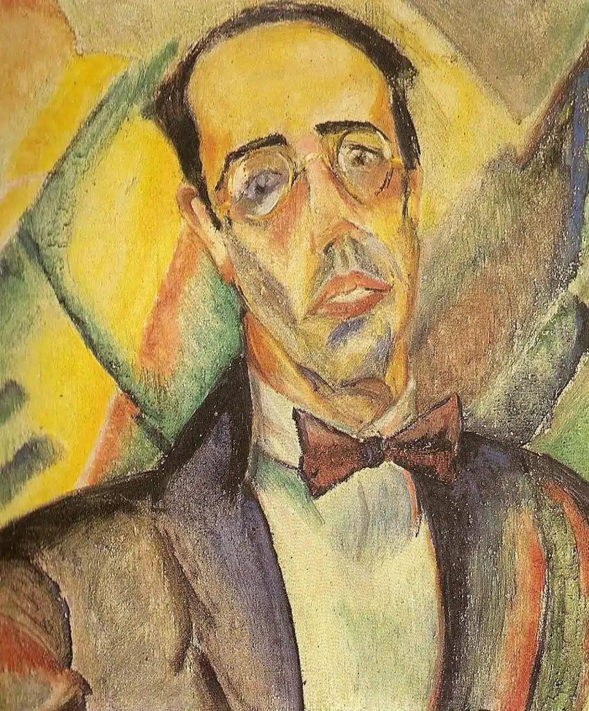 Retrato de Mario de Andrade, de 1922, por Anita Malfatti