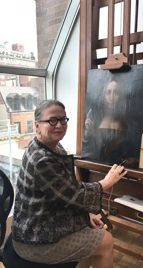 Dianne Modestini foi a responsável pelo restauro da obra