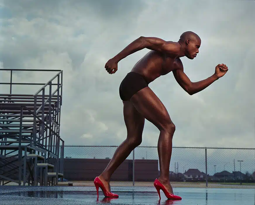 Carl Lewis  por Annie Leibovitz, Houston, Texas, 1994