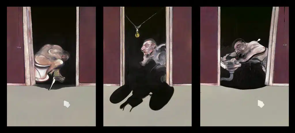 Tríptico May-June. Francis Bacon, 1973.