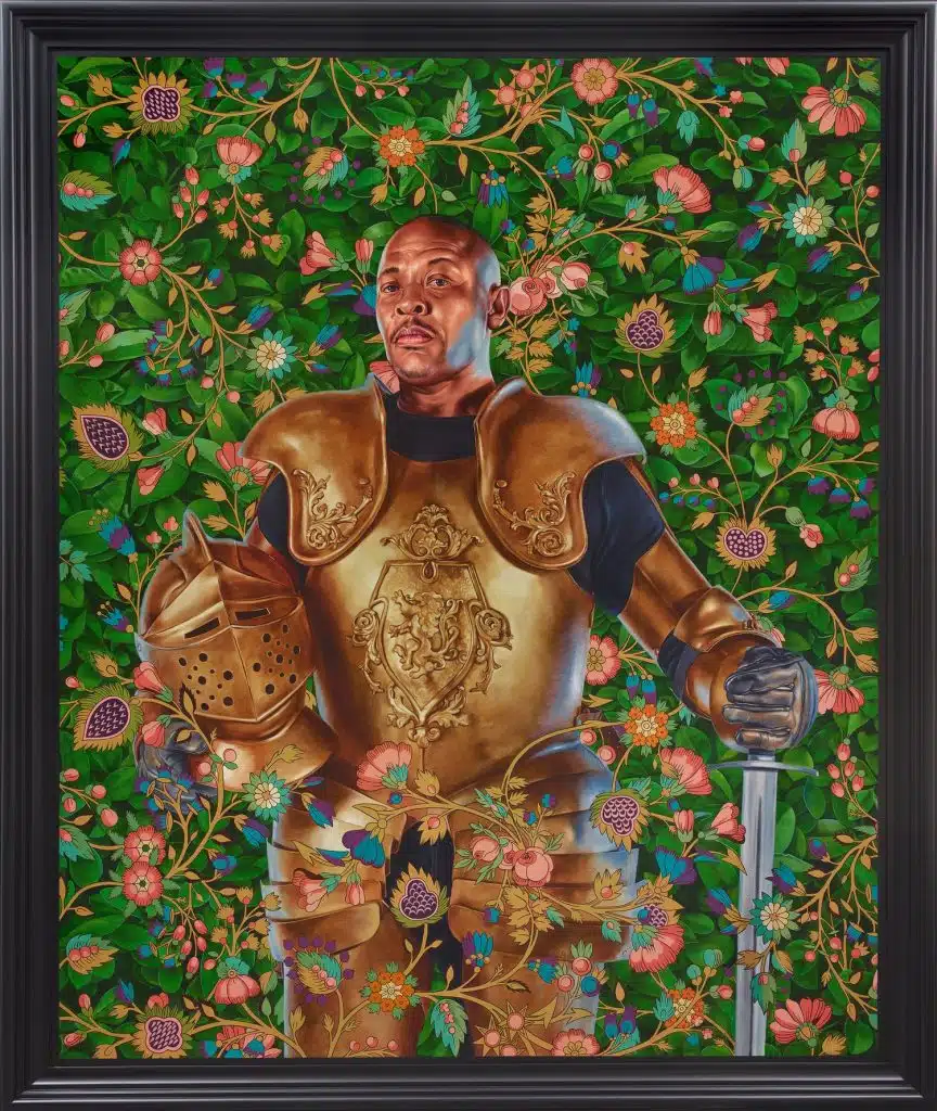 The Watcher. Kehinde Wiley, 2021, óleo sobre tela.