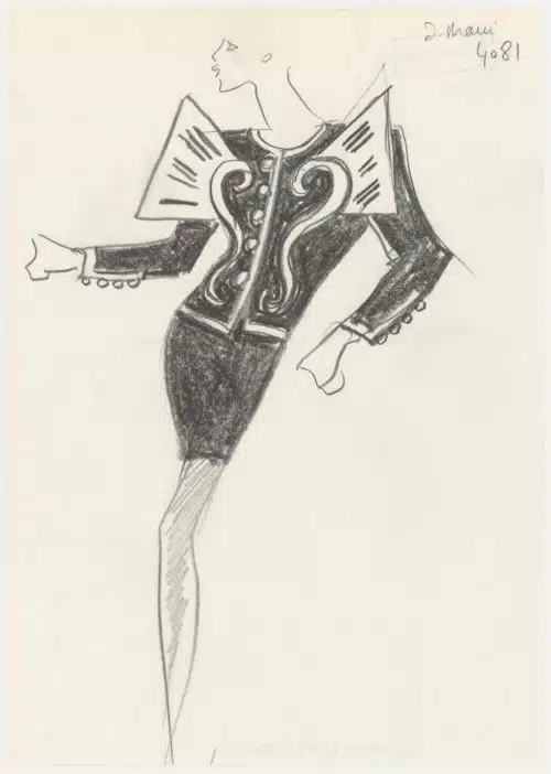 Sketch desenhada por YSL