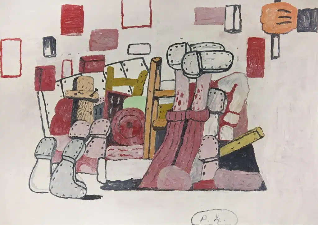 Cellar (Porão), Philip Guston, 1970. (Propriedade: Coleçao Ann and Graham Gund)