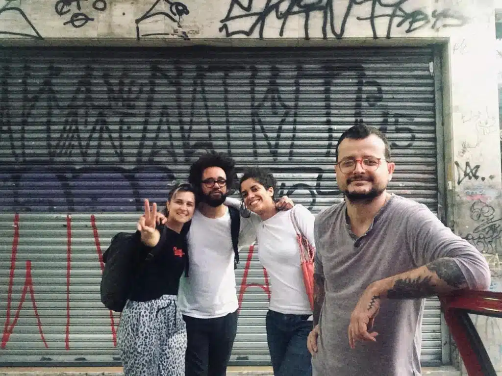 Maíra Dietrich, Bruno Bapstistelli, Carolina Cordeiro e Frederico Filippi (da esq. à dir.).