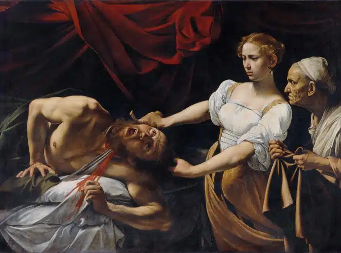 Judite e Holofernes, Caravaggio, 1599.