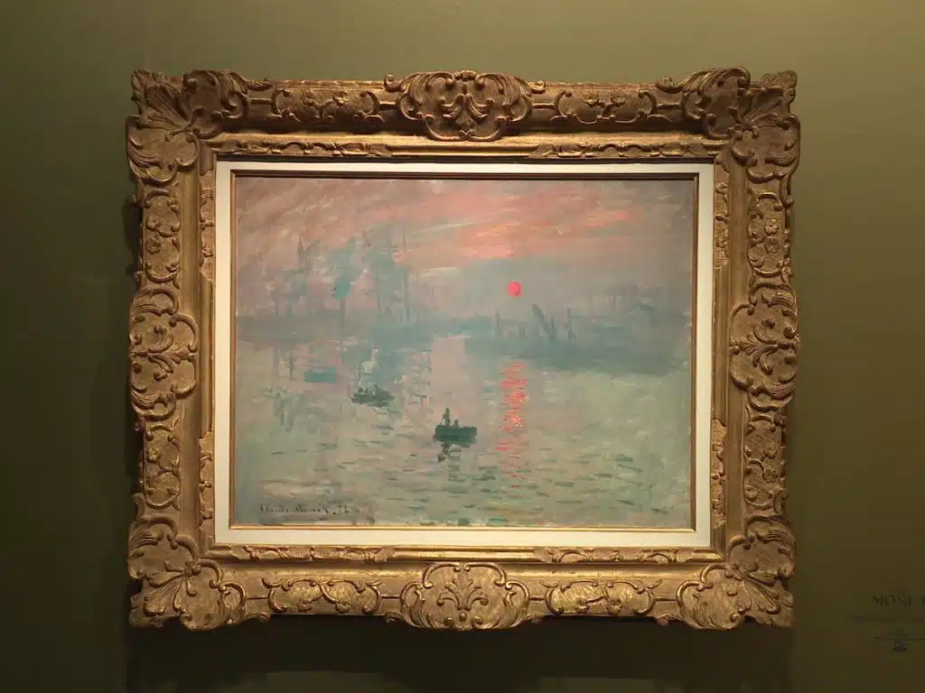 Impression, Soleil Levant (Impressão, Sol Nascente), 1872, Claude Monet.