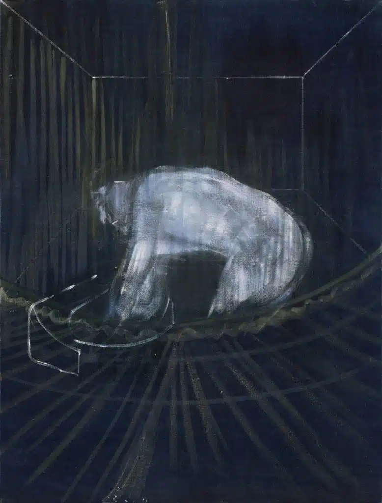 Man at a Washbasin, de 1954, Francis Bacon