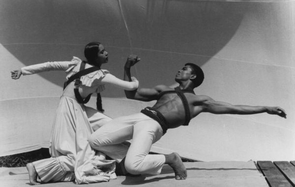 Carmen de Lavallade and Alvin Ailey at Jacobs Pillow, 1961. Photo by John Lindquist. © Harvard Theatre Collection, Houghton Library, Harvard University (1)