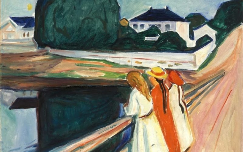 Edvard Munch, The Girls on the Bridge, 1927