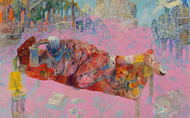 Qiu Xiaofei, A Pillow for Eating Dreams, 2023